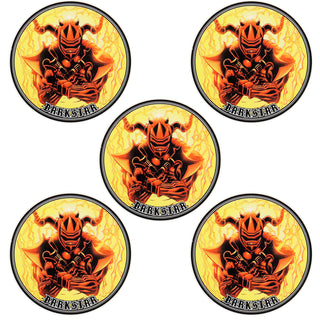 Darkstar Skateboards Sticker Circle Fire 3" x 3" 5-Pack
