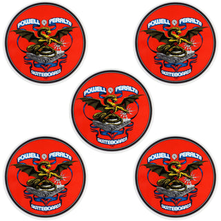 Powell Peralta Banner Dragon Re-Issue Skateboard Sticker 4in 5-Pack