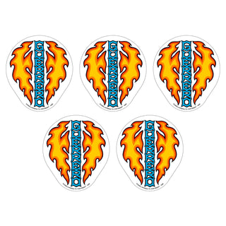 Powell Peralta Bones Brigade Guerrero Re-Issue Skateboard Sticker 5-Pack