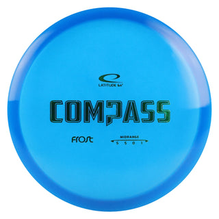Latitude 64 Disc Golf Frost Compass Midrange Disc 5/5/0/1 Blue/Green 177 grams