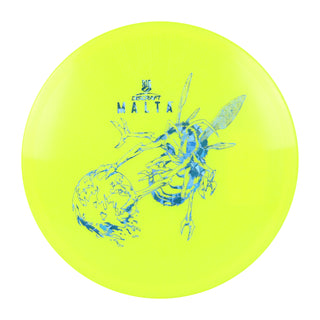 Discraft Disc Golf Paul McBeth Signature Big Z Malta Midrange 5/4/1/3 Yellow/Blue Shatter 173-174g