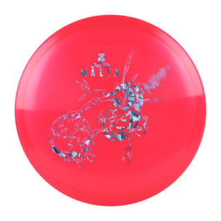 Discraft Disc Golf Paul McBeth Signature Big Z Malta Midrange 5/4/1/3 Red/Blue Shatter 173-174g