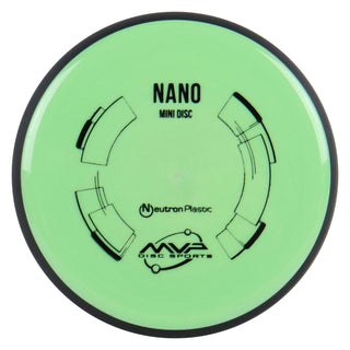 MVP Disc Golf Nano Mini Marker Neutron Pea Green
