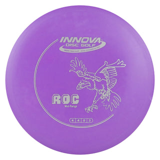 Innova Disc Golf DX Roc Midrange Disc 4/4/0/3 Purple/Grey 152 grams