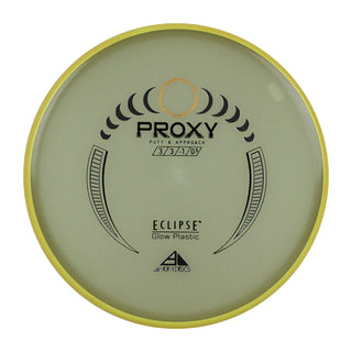 Axiom Disc Golf Eclipse Glow Putter Proxy 3/3/-1/0.5 Glow/Yellow 170 grams