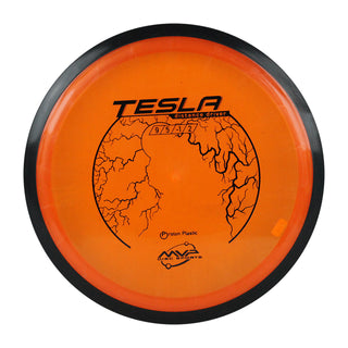 MVP Disc Golf Proton Tesla Distance Driver 9/5/-1/2 Clear Orange 165 grams