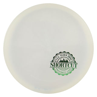 Full Turn Disc Golf Express Shortcut Approach 4/1/1/4 Clear/Green 172 grams