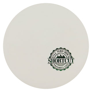 Full Turn Disc Golf Ground Superglow Shortcut Approach 4/1/1/4 White/Green 176 grams