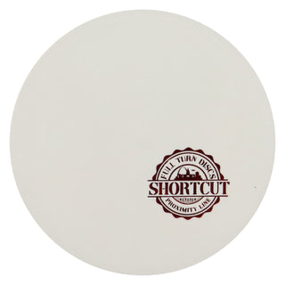 Full Turn Disc Golf Ground Superglow Shortcut Approach 4/1/1/4 White/Red 175 grams