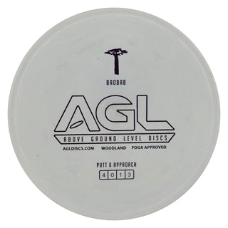 AGL Disc Golf Woodland Baobab Putter 4/1/1/3 Grey/Purple 174 grams