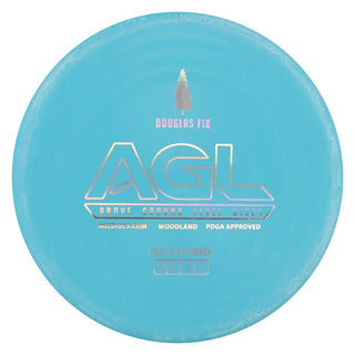 AGL Disc Golf Woodland Douglas Fir Putter 4/3/-2/1 Teal/Holo 170 grams