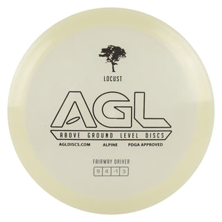 AGL Disc Golf Alpine Glow Locust Fairway Driver 9/4/-1/3 Glow/Silver 174 grams