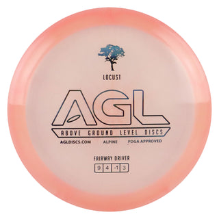 AGL Disc Golf Alpine Locust Fairway Driver 9/4/-1/3 Pink/Black Holo 171 grams