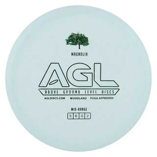 AGL Disc Golf Woodland Magnolia Midrange Disc 5/5/0/2 Mint/Green 178 grams