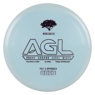 AGL Disc Golf Alpine Manzanita Putter 3/3/0/2 Blue/Purple 172 grams