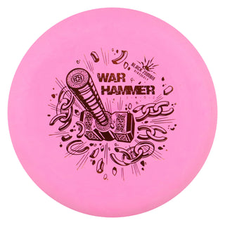 Black Zombie Disc Golf SSSS Warhammer Putter 3/4/0/2 Pink/Bronze 170 grams