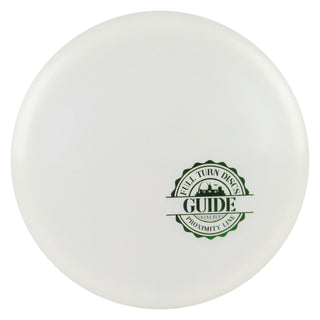 Full Turn Disc Golf Express  Guide Midrange Disc 5/5/-2/1 White/Green 178 grams