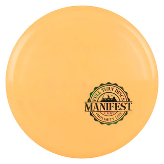 Full Turn Disc Golf Express Manifest Putter 3/3/0/3 Orange/Green 175 grams