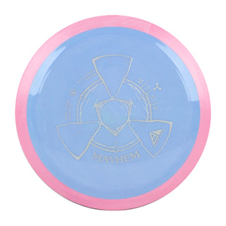 Axiom Disc Golf Neutron Mayhem Distance Driver Grey Purple/Light Pink 172 grams