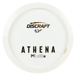 Discraft Disc Golf Paul McBeth ESP Athena Solid White Fairway Driver 7/8/0/2 White/Gold Checkers 173-174g