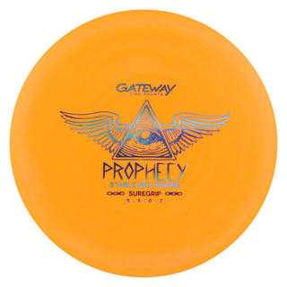 Gateway Disc Golf Suregrip Prophecy Midrange Disc 5/5/0/2 Orange/Blue Holo 181 grams