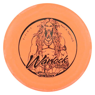 Gateway Disc Golf Naked Warlock Putter 2/3/0/1 Orange/Silver 175 grams