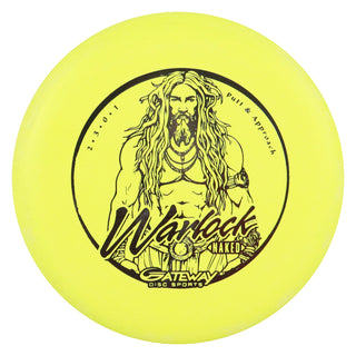 Gateway Disc Golf Naked Warlock Putter 2/3/0/1 Yellow/Silver 175 grams
