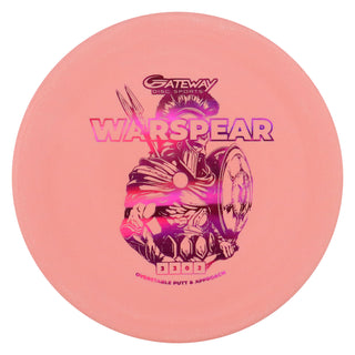 Gateway Disc Golf Suregrip Warspear Putter 3/3/0/2 Pink/Magenta 176 grams