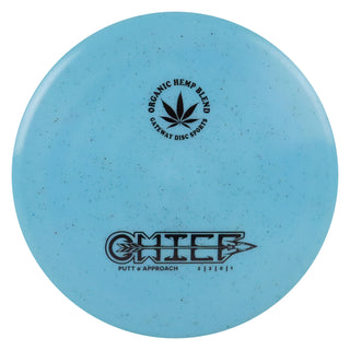 Gateway Disc Golf Diamond Hemp Chief Putter 3/3/0/1 Blue/Black 173 grams