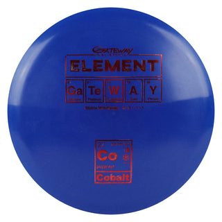 Gateway Disc Golf Cobalt Element Midrange Disc 5/5/-1/1 Blue/Red 175 grams