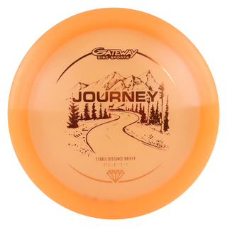 Gateway Disc Golf Diamond Journey Distance Driver 11.5/6/-2/1 Orange/Orange 176 grams