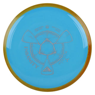 Axiom Disc Golf Neutron Insanity Distance Driver 9/5/-2/1.5 Cyan/Honey Mustard 171 grams