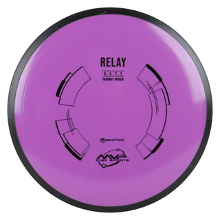 MVP Disc Golf Neutron Relay Fairway Driver 6/5/-2/1 Dark Purple 175 grams