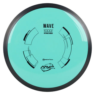 MVP Disc Golf Neutron Wave Distance Driver 11/5/-2/2 Teal 168 grams