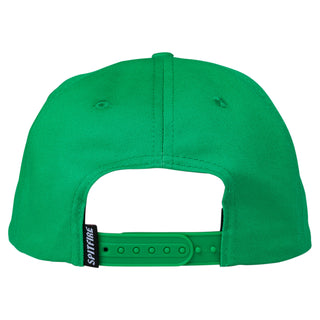 Spitfire Wheels Hat Live to Burn Patch Snapback Green