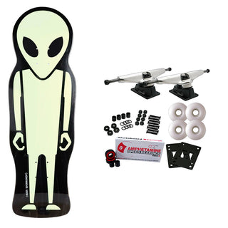 Alien Workshop Skateboard Complete Soldier Die Cut Glow in the Dark 9.675" x 30.5"