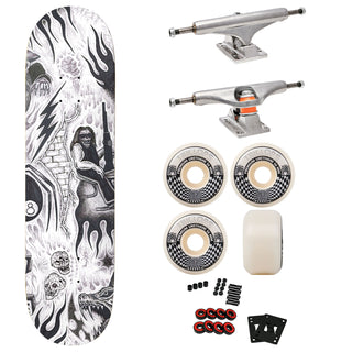 Baker Skateboard Jacopo Tryptic 8.25" with Independent Trucks, Triclops Wheels