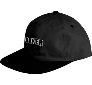 Baker Skateboard Hat Logo Snapback Black/White
