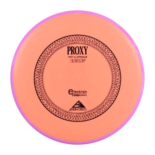 Axiom Disc Golf Electron Proxy Firm Putter 3/3/-1/0.5 Orange/Purple 165 grams