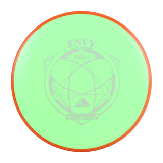 Axiom Disc Golf Fission Envy Putter 3/3/0/2 Green/Orange 162 grams
