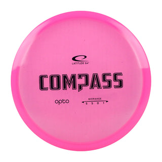 Latitude 64 Disc Golf Opto Compass Midrange 5/5/0/1 Pink/Purple 175 grams