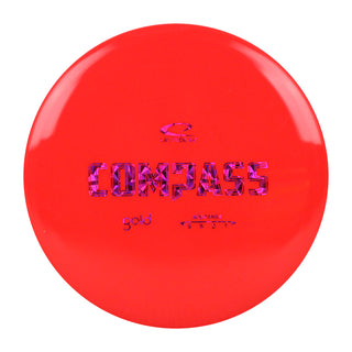 Latitude 64 Disc Golf Gold Compass Midrange 5/5/0/1 Red/Purple 175 grams