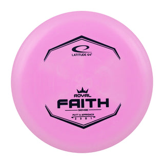 Latitude 64 Disc Golf Royal Sense Faith Putter 2/3/0/1 Pink/Blue 174 grams