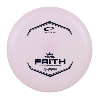 Latitude 64 Disc Golf Royal Sense Faith Putter 2/3/0/1 Pale Pink/Blue 174 grams
