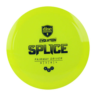 Discmania Disc Golf Evolution Neo Splice Fairway Driver Yellow/Blue 176 grams
