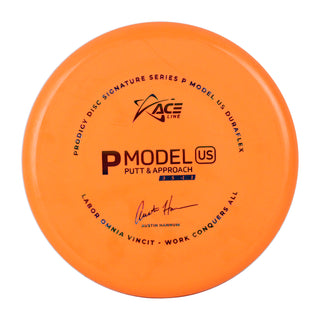 Ace Line Disc Golf P Model US Autin Hanum 2022 Signature Putter 3/5/-1/1 Orange/Rainbow 175g