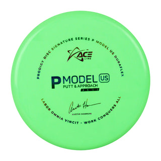 Ace Line Disc Golf P Model US Autin Hanum 2022 Signature Putter 3/5/-1/1 Green/Rainbow 175g