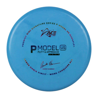 Ace Line Disc Golf P Model US Autin Hanum 2022 Signature Putter 3/5/-1/1 Blue/Rainbow 174g