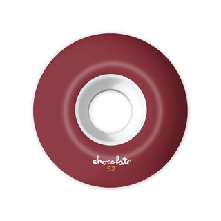 Chocolate Skateboard Wheels 52mm 99A OG Chunk Staple White/Red