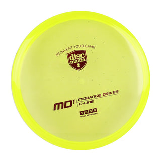Discmania Disc Golf C-Line MD1 Midrange 5/6/0/0 Yellow/Red 175 grams